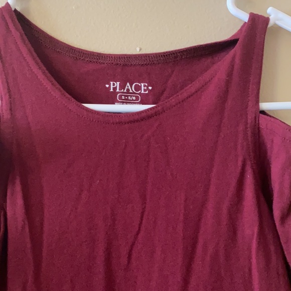 Burgundy girls dress great condition 💕 - Picture 3 of 4